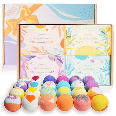 Epeios Kula do kąpieli 70g x 24 rodzaje duża pojemność zestaw prezentowy kul do kąpieli, 1,68kg, 1 sztuka