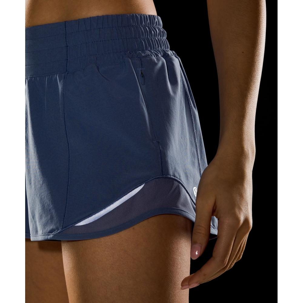 Lululemon Hotty Hot High Rise Lined Short 2.5  Oasis Blue
