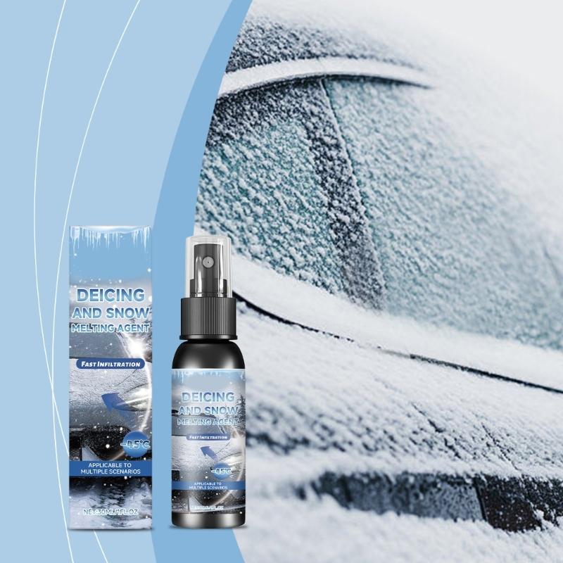 30ml Rapid Action Car Windshield Deicer Effective Ice Dissolving Formula Winter Auto Care Sprays for Vehicle Type