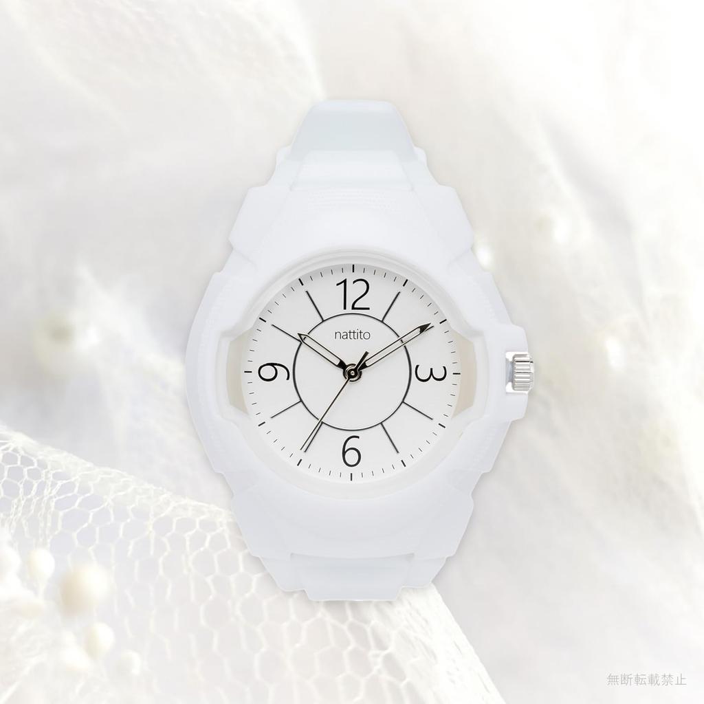 Fieldwork Analog 3 ATM Water TPU Urethane WP Years Women's Watch, Resistance, Strap, White, YM126-1