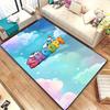 Cute Snoopy print decorative rug, perfect for home, bedroom, bedside, or office use, including swivel chairs.