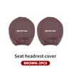 Car Seat Headrest Elastic Protective Pillow Protective Cover For Mercedes Benz AMG A B C E S G Class A180 CLK CLA GLE GLC W212