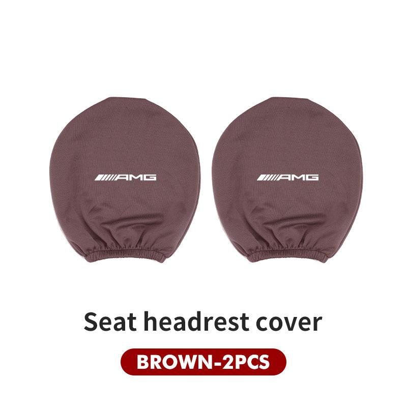 Car Seat Headrest Elastic Protective Pillow Protective Cover For Mercedes Benz AMG A B C E S G Class A180 CLK CLA GLE GLC W212