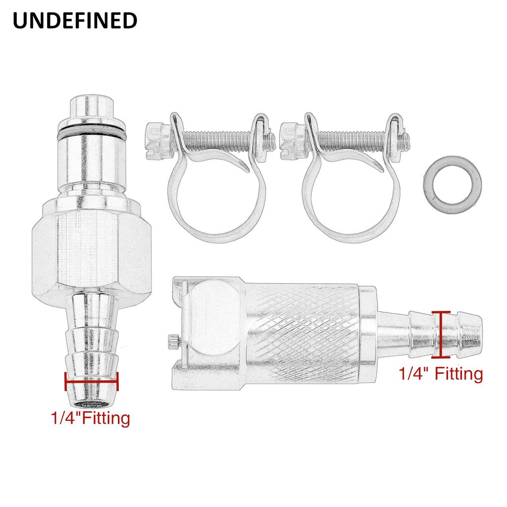 5/16" Fuel Line Hose Quick Release Disconnect Coupling Kit Set for BMWR1200C K1200RS/LT/GT for KTM 950/990/1190/690 for APRILIA