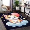 1pc Anime Cat Balloon Chair Mat Cute Cartoon Design, Non Slip Carpet for Office Chairs, Festive Gift, Suitable for All Seasons