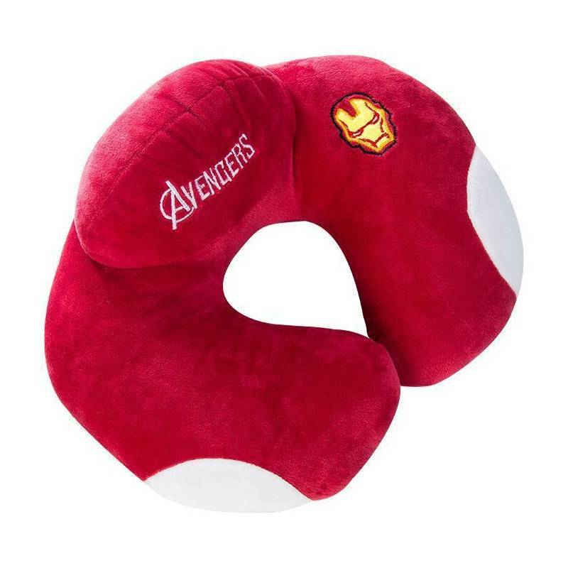 Batman U Shaped Travel Pillow With Cotton Filling For Office And Nap Breaks