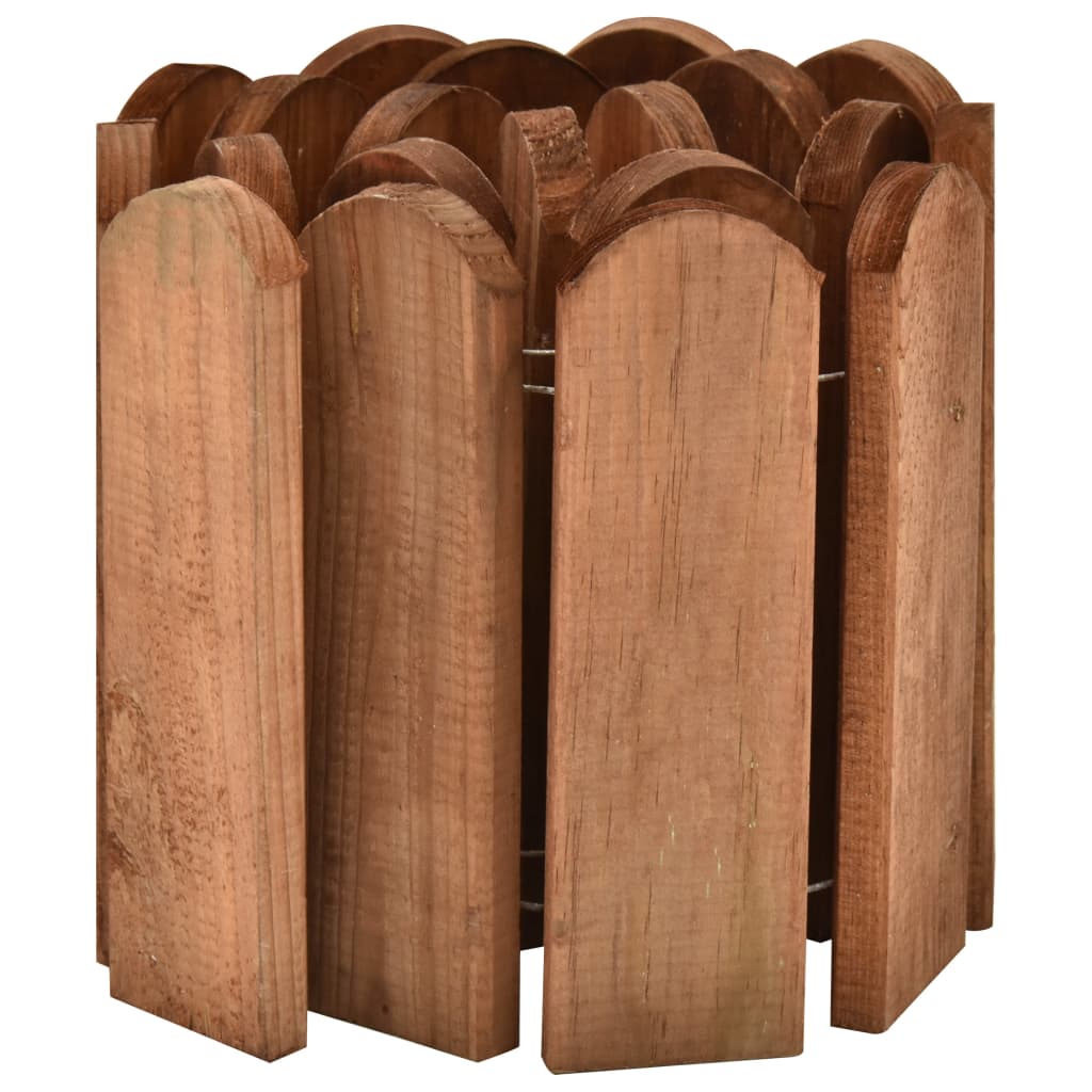 Garden Edging 2 pcs 120 cm Pressure Treated Pine Wood