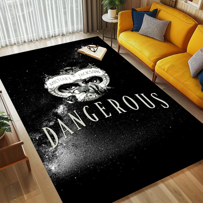 Michael Jackson Dangerous Living Room Nonslip Area Rug Soft Carpet For Bedroom Gameoom Playroom Sofa Office Home Decor Doormat