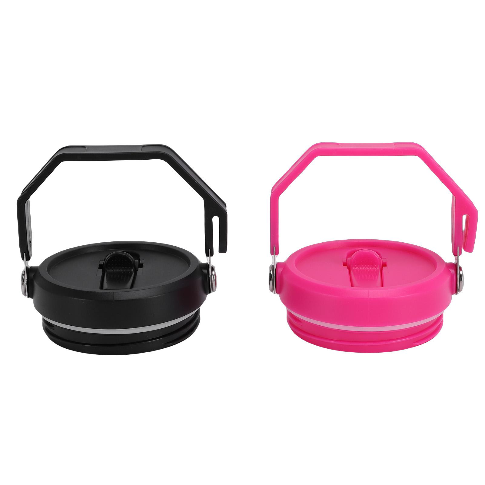 

2pcs 40oz Leakproof Lids Fit for H2.0 Cup Detachable Straw Handle Lid Replacement Covers Reusable