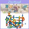 Magnetic Building Blocks Toy For Kids With Colorful Scene Track And Diy Fun