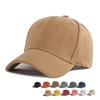 Suede Baseball Cap Snapback Adjustable Breathable Dad Hats For Women and Men Unisex Soft Faux Suede Casual Solid Color Sport Hat