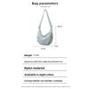Trendy Solid Color Messenger Bag New Large Capacity Shoulder Bag Casual Dumpling Bag