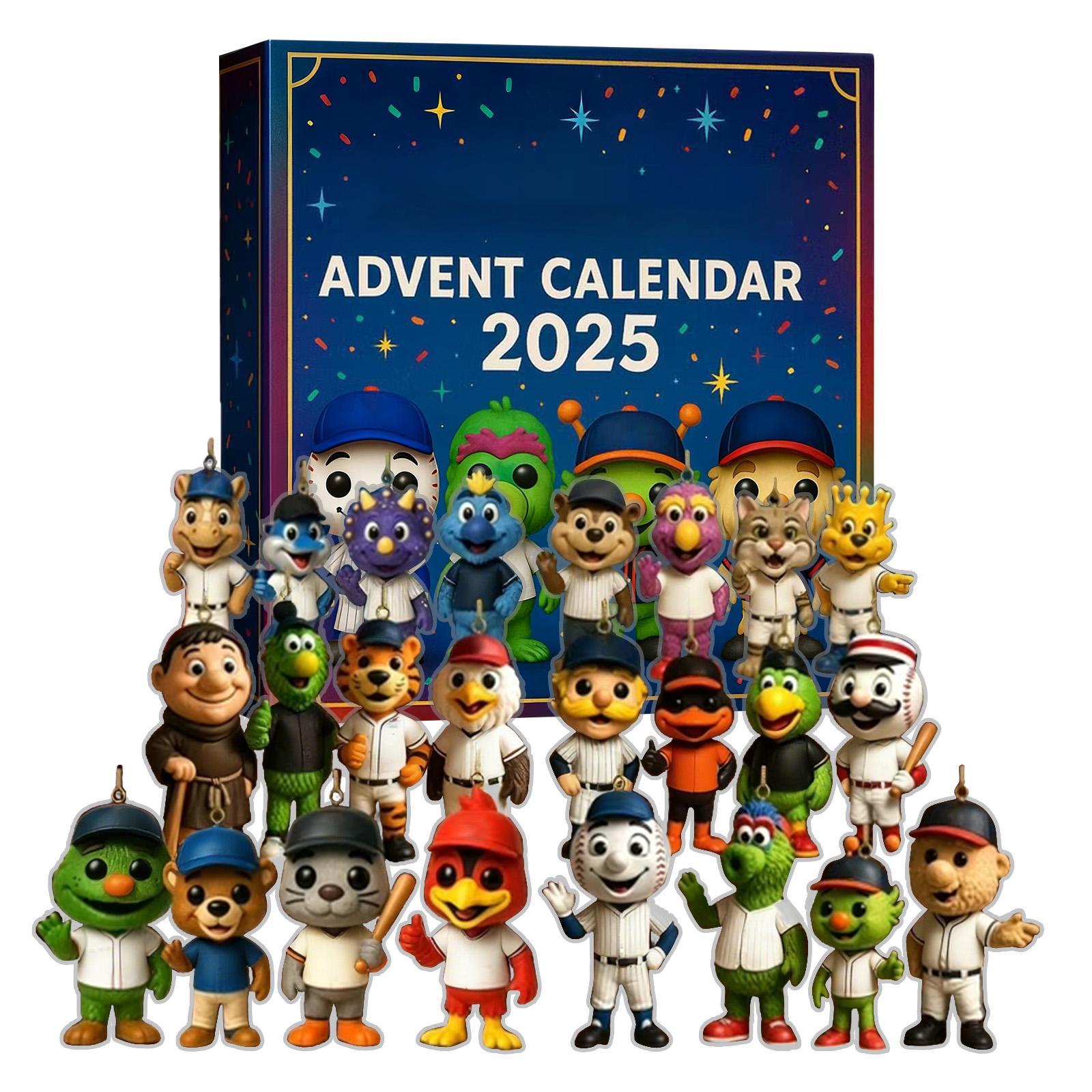 

2D Baseball Advent Calendar 2025, Boys Advent Calendar Sports, Advents Calendar For Teen Boys, 24 Days Baseball Set