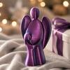 Light Luxury Soft Furnishings 3D Printed Angel Figurine, Abstract with Kid Statue, Minimalist Sculpture, Desktop Decorations for Study Modern