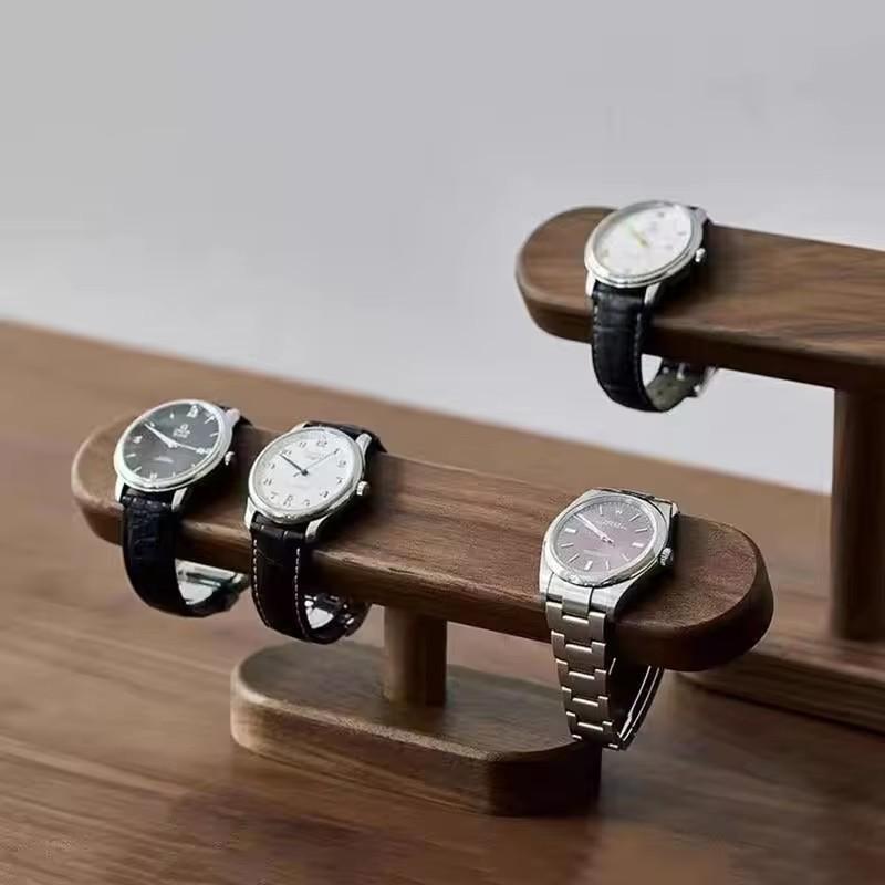 Single Wooden Display Rack for Organizing and Showcasing Chains, Anklets, and Jewelry on Counters