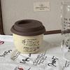 Simple Retro Graffiti High Temperature Resistant Coffee Milk Direct Drinking Ceramic Cup, Ceramic Small Bowl