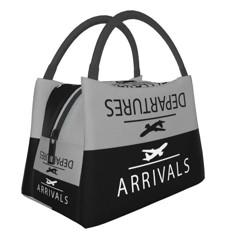 Born To Fly Flight Pilot Thermal Insulated Lunch Bag Aviation Aviator Captain Lunch Tote Box for Women School Picnic Food Bags