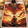Flannel BlanketNaruto Uzumaki Warm Soft Throw Blanket for Indoor Sofa Bed Living Room Use