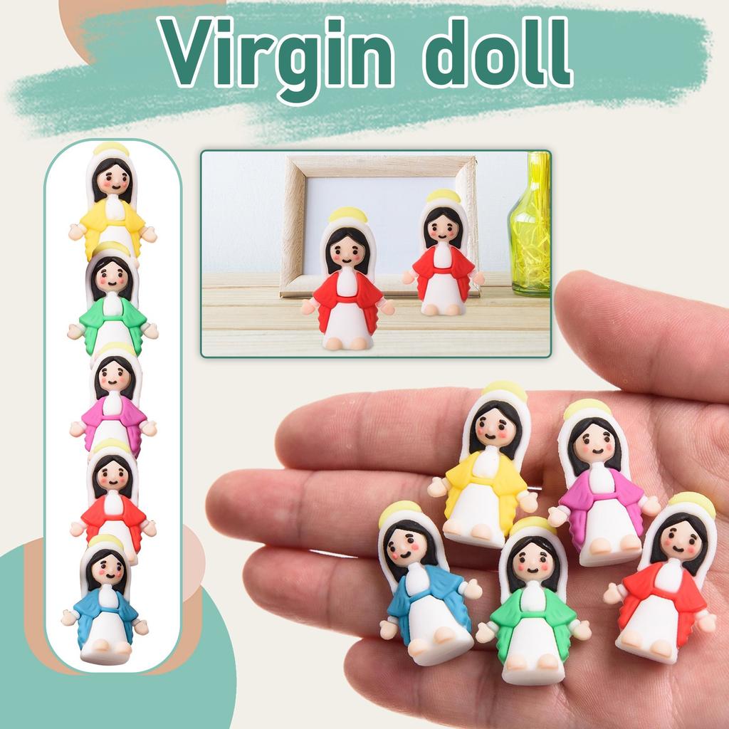 10pcs Little Figurine Miniature Figurine To Hide And Seek Classic Religious Gifts Christ Savior For Sunday Easter Egg Stuffers Baptism Gift