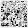Chainsaw Man Manga Stickers: Denji, Power, Makima Black & White Journal Set