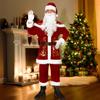 Santa Claus Thick Adult Santa Large Santa Cosplay Christmas Long Reindeer Santa Santa Cosplay Christmas Adult Luxurious Set Red Bag Included