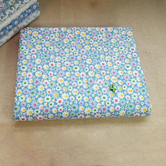 7Stk/Set Patchworkstoff Blume Regenschirm Gedruckt DIY Nähhandwerk Baumwollstoff