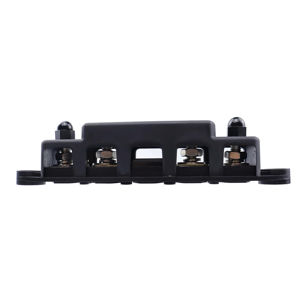 4 Stud Bus Bar Junction Block 300A M6/M8 Busbar Power Case with Cover Overcurrent Protection Rust-Resistant RV Parts Accessories