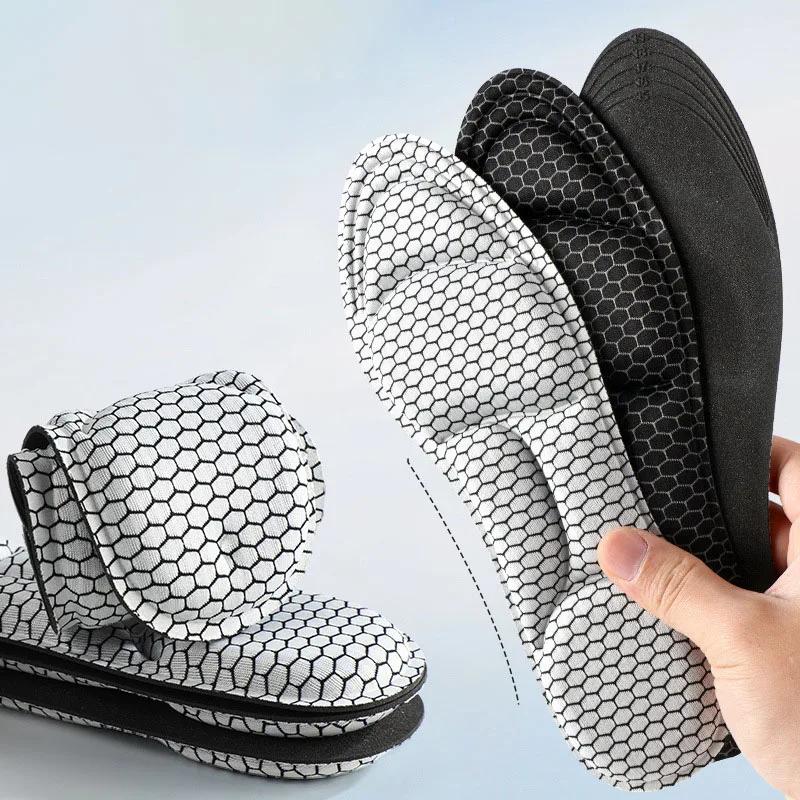 Fashion Graphene Insoles for Adults Sweat-absorbent and Breathable Men's and Women's Sports Shock-absorbing Massage Comfortable Shoe Pad
