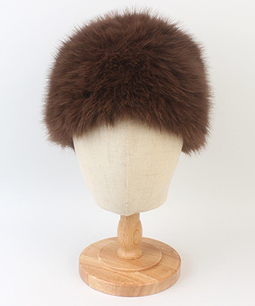 Yunibeosyeolkemiseuteuli Eskimo Fur Brown Bucket Hat