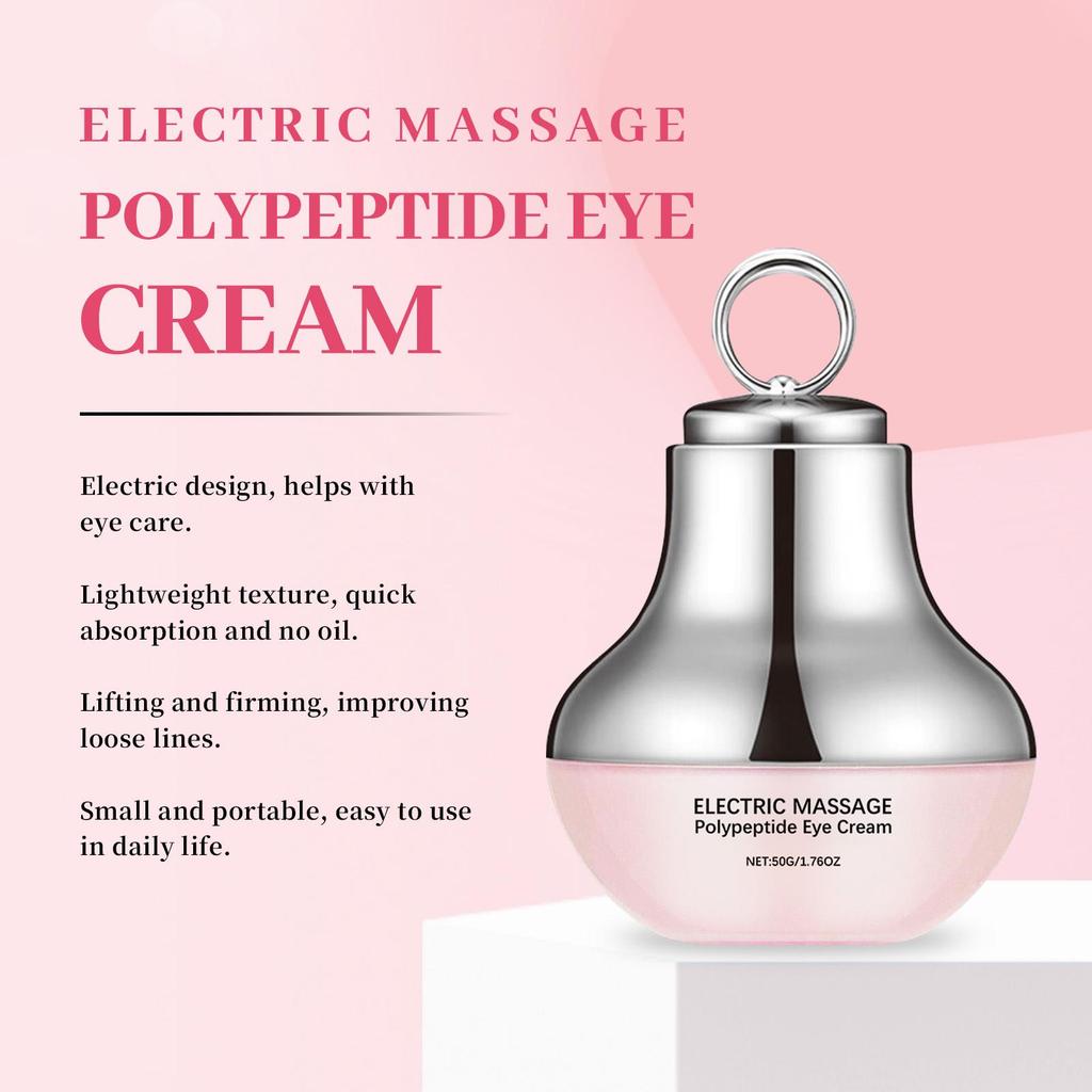 AMZ Crema de Ojos Eléctrica Masajeadora Hidratante Reafirmante para Líneas Finas y Sequedad, Cuidado Diario para Bolsas de los Ojos para Todos los Tipos de Piel 50g