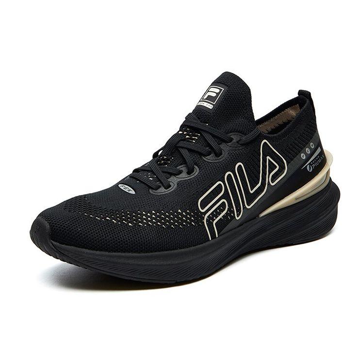 FILA Athletics Vola 200 Sport Simple Fabric Low-Top Marathon Running Shoes Women sneaker Black A12W112202FBK