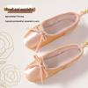 Handmade Mini Ballet Pointe Shoe Keychain - Cute Female Dance Bag Ornament