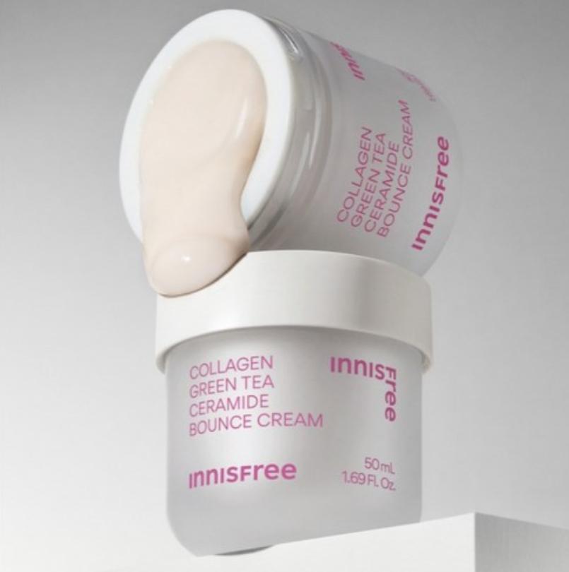 Innisfree Collagen Green Tea Ceramide Bounce Cream 50ml