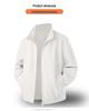 Men's Trendy Executive Stand Collar Jacket - Autumn/Winter Business Style, Simple Casual Design, Cotton-Padded