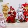 2PCS Weihnachten Elf Paar Plüsch Puppe Weihnachten Baum Dekoration Navidad Neue Jahr Anhänger Ornamente Wohnkultur Kinder Spielzeug Geschenk