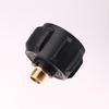 1Pc Qcc1 Propane Refill Adapter With Nut And 1/4" Npt Male Pipe Thread For Tank Bbq,Camping,Outdoor Cooking,Heating
