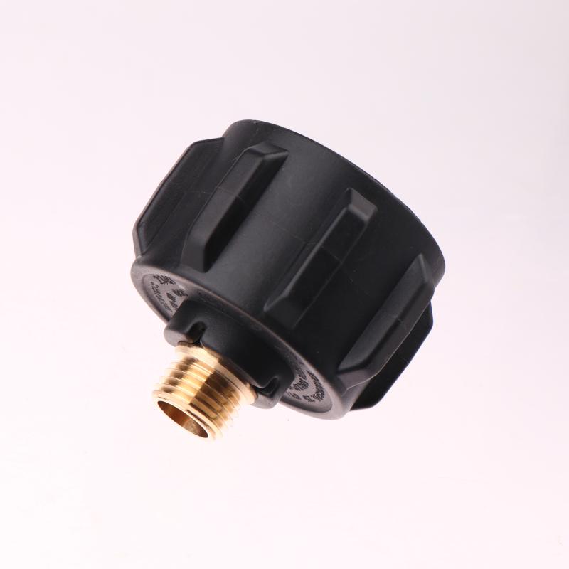 1Pc Qcc1 Propane Refill Adapter With Nut And 1/4" Npt Male Pipe Thread For Tank Bbq,Camping,Outdoor Cooking,Heating