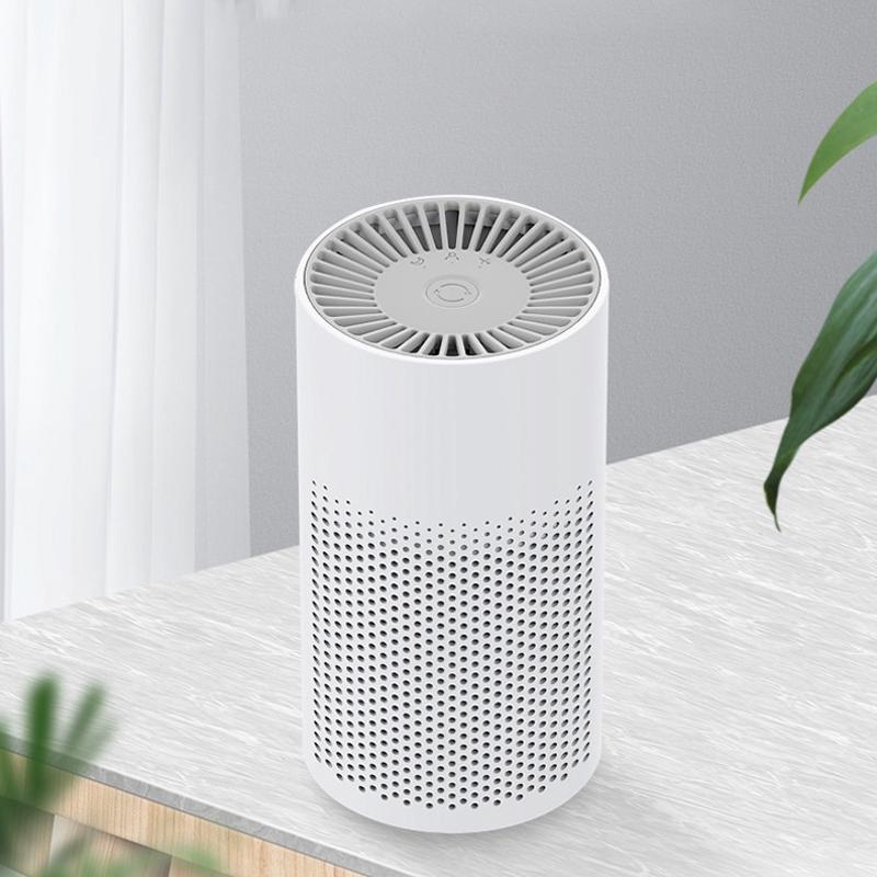 Oczyszczacz Powietrza Samochodowy 0,5 W Elektryczny Odświeżacz Powietrza USB Mini Oczyszczacz Powietrza HEPA Jonizator Powietrza Pojazdu Filtr Bakteriobójczy Dezynfekcja Czysty Pokój