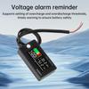 DC8-100V Universeller LCD Digitaler Batteriekapazitätsanzeiger Voltmeter Wasserdichter Spannungs-Leistungsanzeiger mit Temperaturwarnung