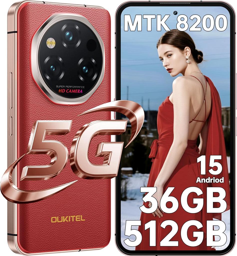 Oukitel WP210 5G 36GB+512GB 8800mAh 6.7" Display 108MP Android 15 Cellhone