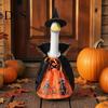 Weather Resistant Polyester Costume 1 Set Christmas Porch Goose Outfit, Festive Dress with Hat, Winter Garden Statue Clothes Fall Holiday for 23 Inch
