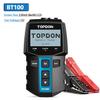 TOPDON BT200/BT100 Тестер акумулятора Інструменти для тестування заряду та пуску для автомобіля 24В/12В Автомобільний діагностичний монітор акумулятора 100-2000CCA