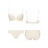 AMOSTYLE Charming Glamor Bra Panty Line Art 1601 A70M & Set, Stitch, (Gray),