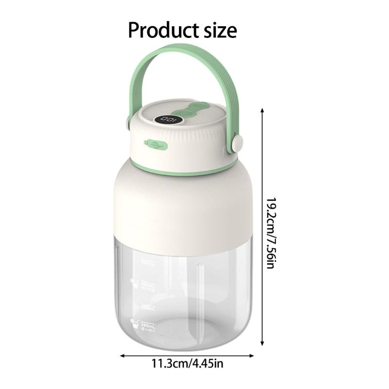 Hocheffizienter tragbarer Entsafterbecher mit Edelstahlklinge Saftbereiter Elektrischer Mixer für Büro Zuhause Reisegebrauch