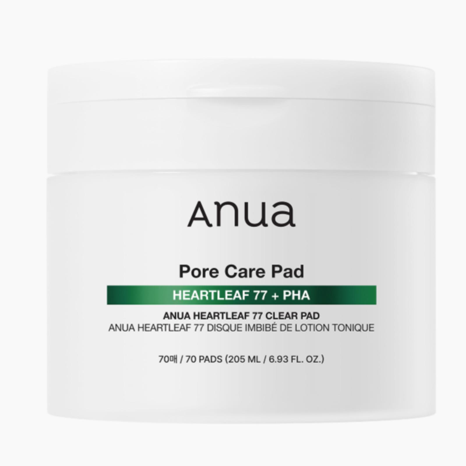 Anua Heartleaf 77% Clear Pad Soothing Exfoliating Toner Pads 70 Pads