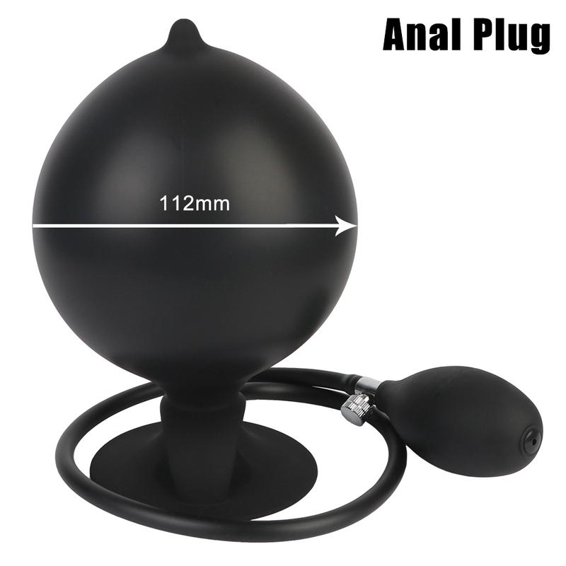 Sex Toys for Women Men Prostate Massager Adult Products Inflatable Anal Plug Wearable Strong Suction Butt Dilator Erotic