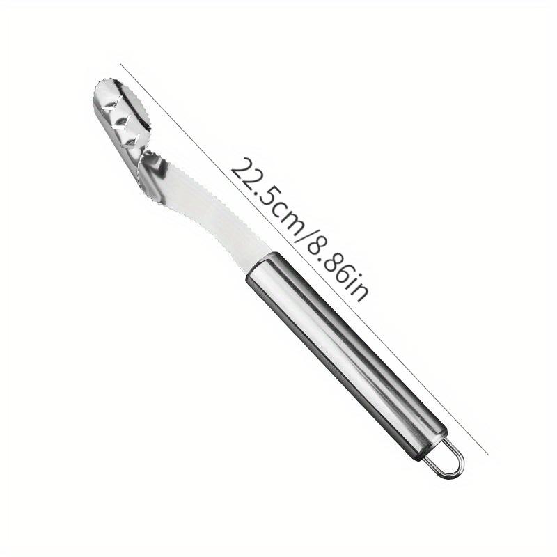 1pc Stainless Steel Chili Pit Remover, Chili Pit Remover, Chili Seed Remover, Sharp Kitchen Tool, Barbecue Vegetable Slicing