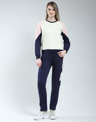 Conjunto de Treino Feminino com Manga Longa, Estampado e Corte Regular