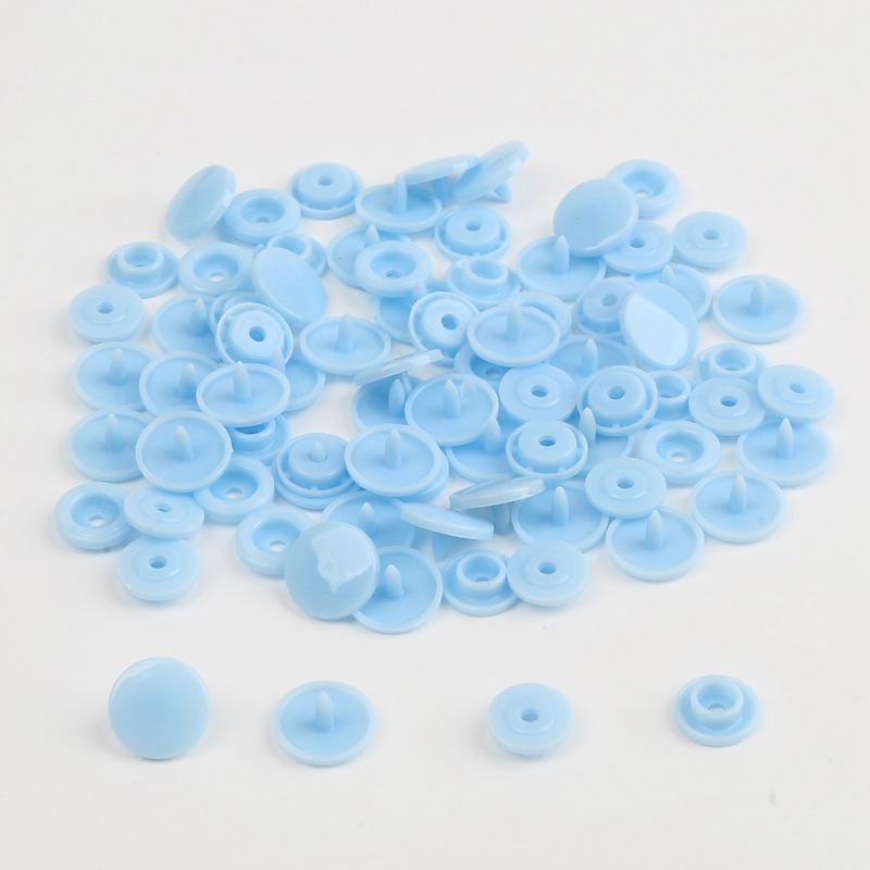 25-Color Resin Snap Button Set for Children's DIY Projects with Installation Tool