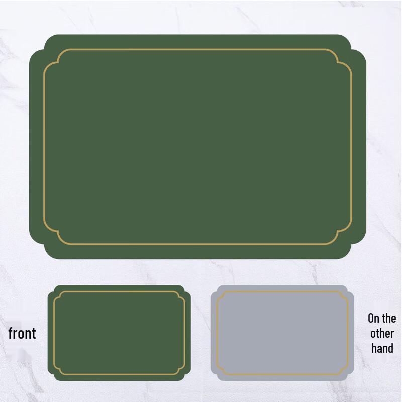 

ZISIZ Square Dining Table Placemat Set